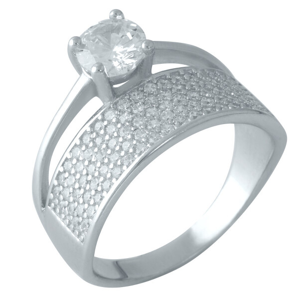 

Серебряное кольцо GS с фианитами (1955826) 16 размер