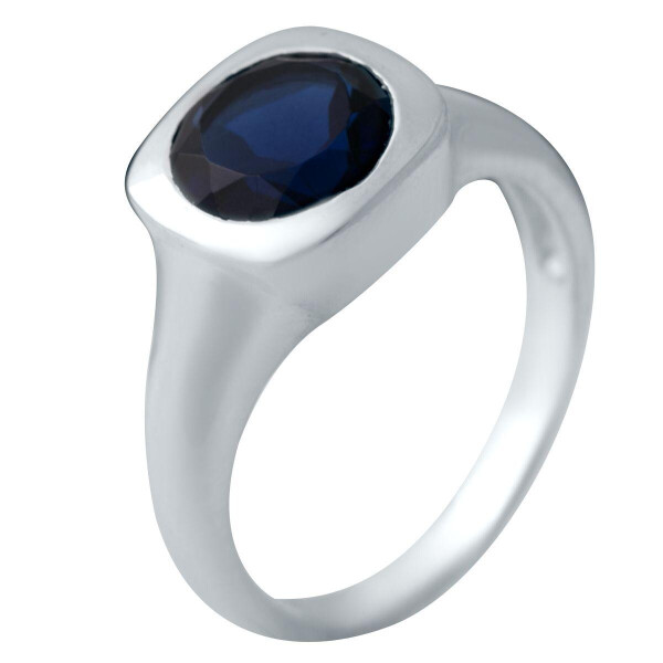 

Серебряное кольцо GS с сапфиром nano (2033080) 17 размер