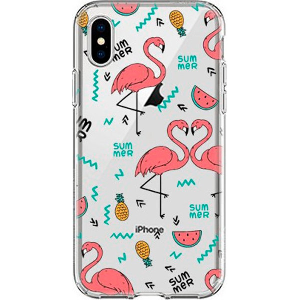 

накладка Glue Case Фламинго для Apple iPhone XS Max (6.5") (Белый) (708693)