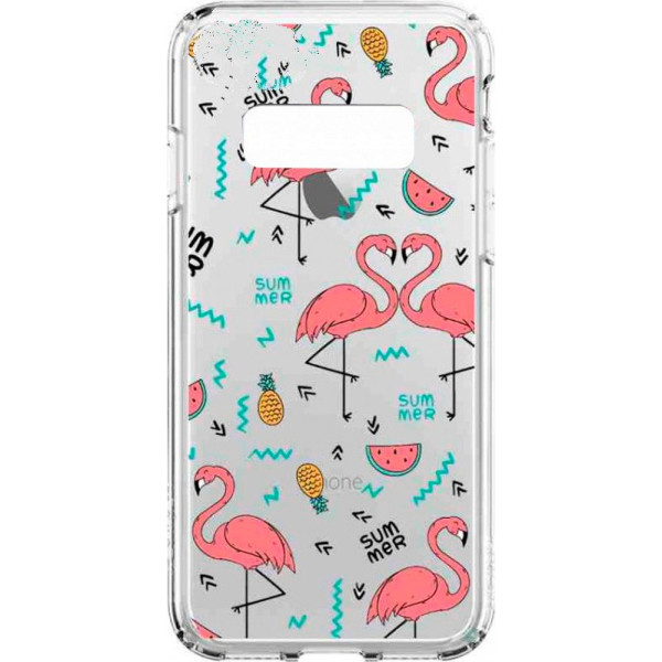 

накладка Glue Case Фламинго для Samsung Galaxy S10 (Белый) (708698)