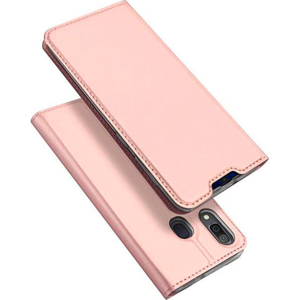 

-книжка Dux Ducis с карманом для визиток для Samsung Galaxy A40 (A405F) (Rose Gold) (708763)