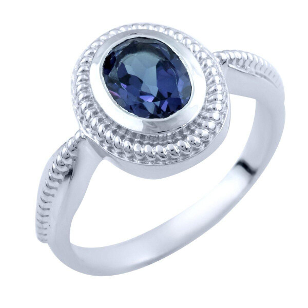 

Серебряное кольцо GS с олександритом (1765364) 17 размер