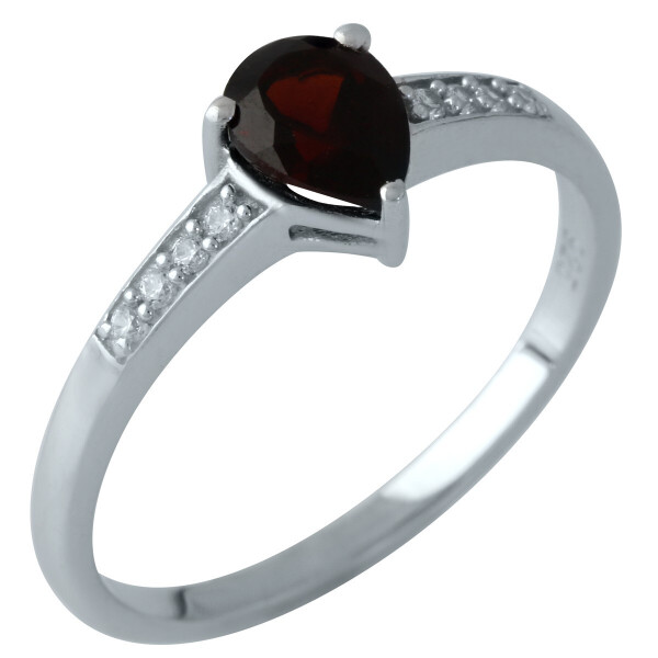 

Серебряное кольцо GS с натуральным гранатом (1958575) 18.5 размер