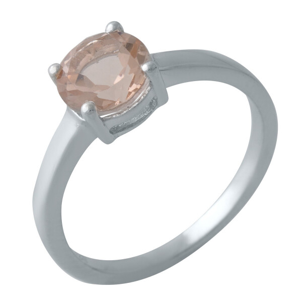 

Серебряное кольцо GS с морганитом nano (2003656) 18.5 размер