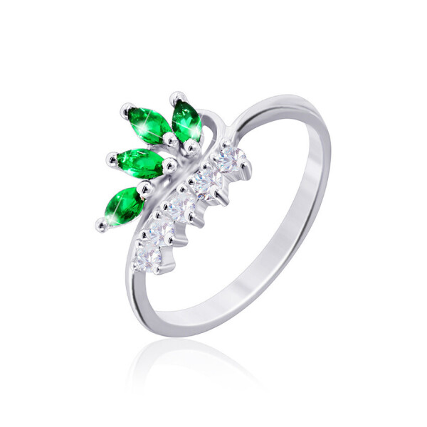 

Серебрянное кольцо родированное - К2ФИ/007-17