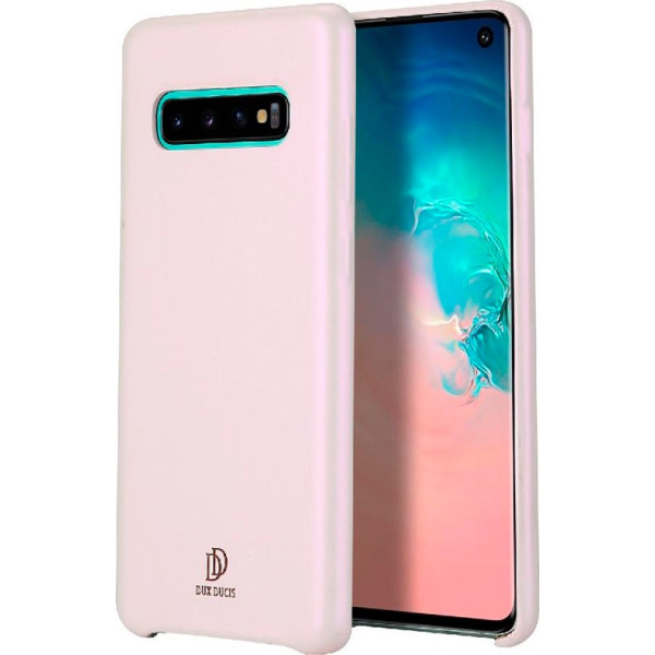 

кожаная накладка Dux Ducis для Samsung Galaxy S10 (Розовый) (708797)