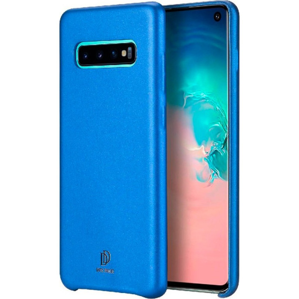 

кожаная накладка Dux Ducis для Samsung Galaxy S10 (Синий) (708798)