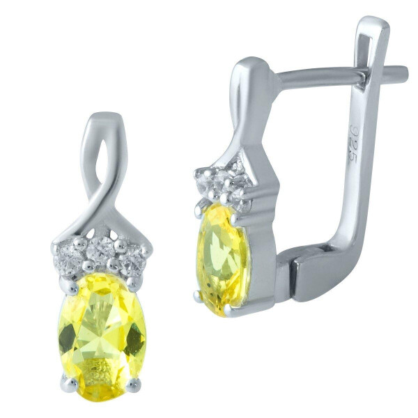 

Серебряные серьги GS с цитрином nano (1938355)