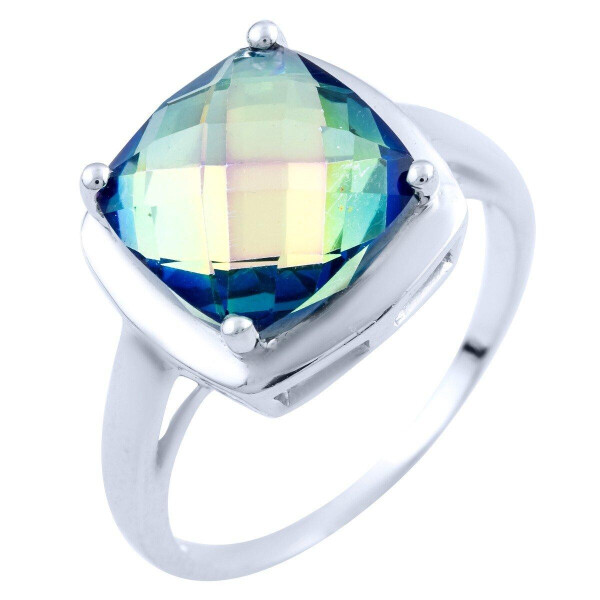 

Серебряное кольцо GS с натуральным мистик топазом (1837870) 17 размер