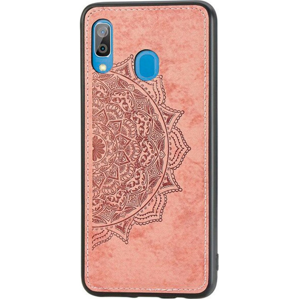 

TPU+Textile Mandala с 3D тиснением для Samsung Galaxy A20 / A30 (Розовый) (708916)