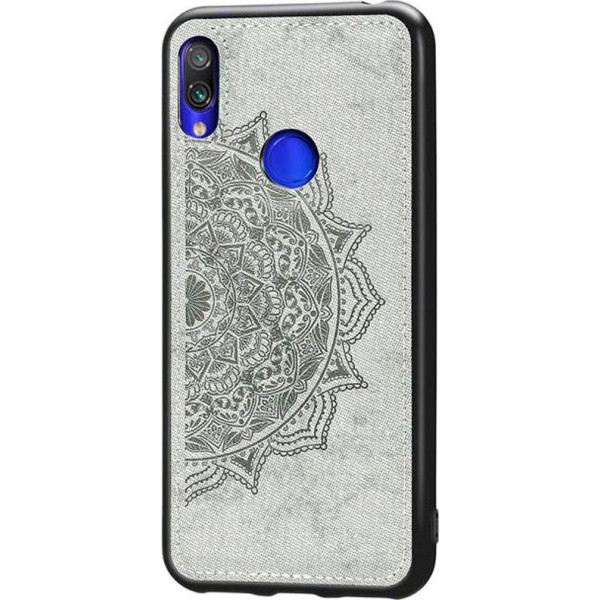 

TPU+Textile Mandala с 3D тиснением для Xiaomi Redmi 7 (Серый) (708923)