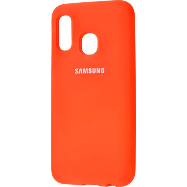 

Silicone case Full Protective для Samsung Galaxy A20 / A30 (Оранжевый / Orange) (709010)