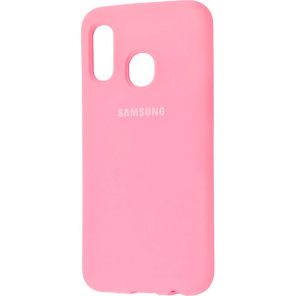 

Silicone case Full Protective для Samsung Galaxy A20 / A30 (Розовый / Hot Pink) (709012)
