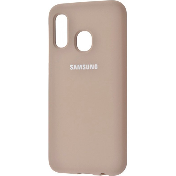 

Silicone case Full Protective для Samsung Galaxy A20 / A30 (Серый / Grey) (709014)