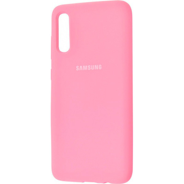 

Silicone case Full Protective для Samsung Galaxy A70 (A705F) (Розовый / Hot Pink) (709027)