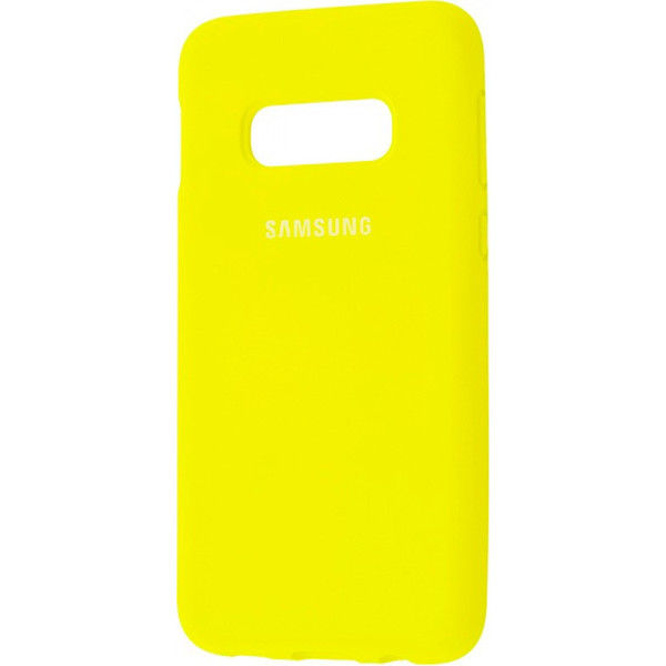 

Silicone case Full Protective для Samsung Galaxy S10 (Желтый / Yellow) (709038)