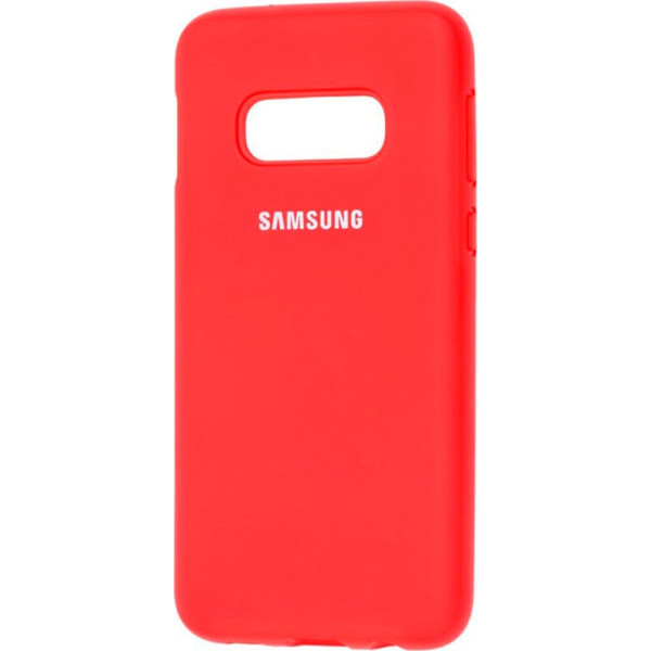 

Silicone case Full Protective для Samsung Galaxy S10+ (Красный / Red) (709048)