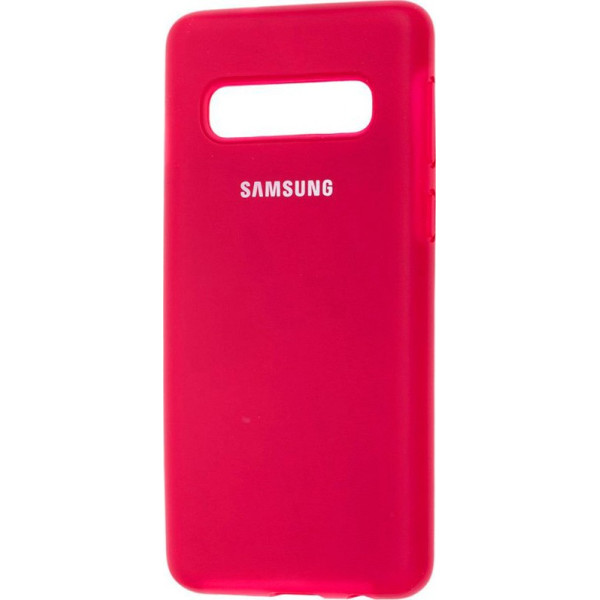 

Silicone case Full Protective для Samsung Galaxy S10+ (Розовый / Hot Pink) (709051)