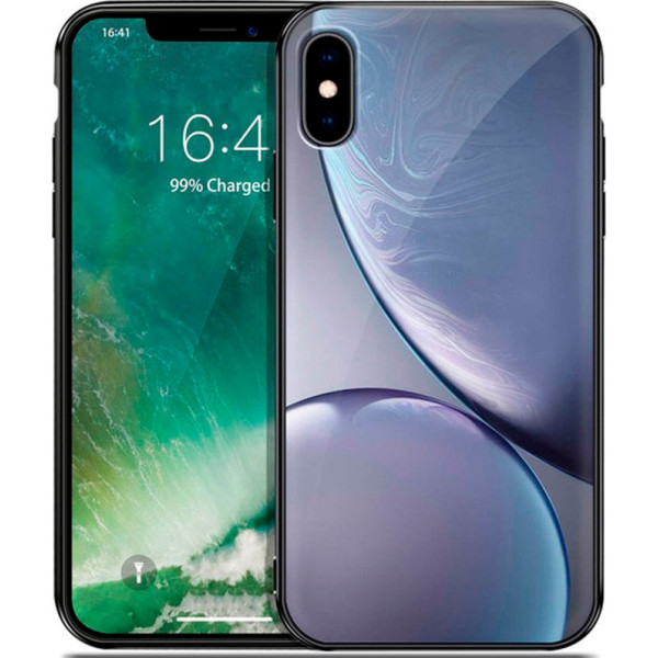 

TPU+Glass Planet для Apple iPhone X (5.8") / XS (5.8") (Серый) (709674)