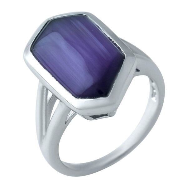 

Серебряное кольцо GS с кошачим глазом (1927656) 17.5 размер