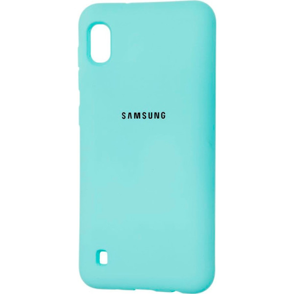 

Silicone case Full Protective для Samsung Galaxy A10 (A105F) (Бирюзовый / Light blue) (712541)