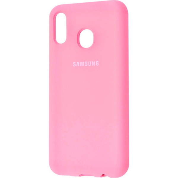 

Silicone case Full Protective для Samsung Galaxy A40 (A405F) (Розовый / Hot Pink) (712567)