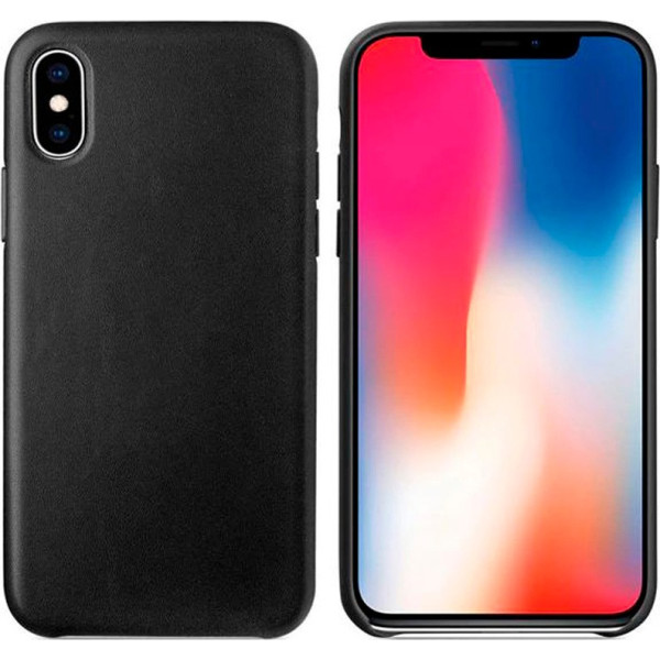 

Soft leather case для Apple iPhone XS Max (6.5") (Черный) (713059)