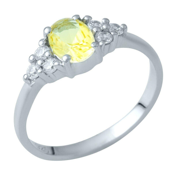 

Серебряное кольцо GS с цитрином nano (1936139) 17.5 размер