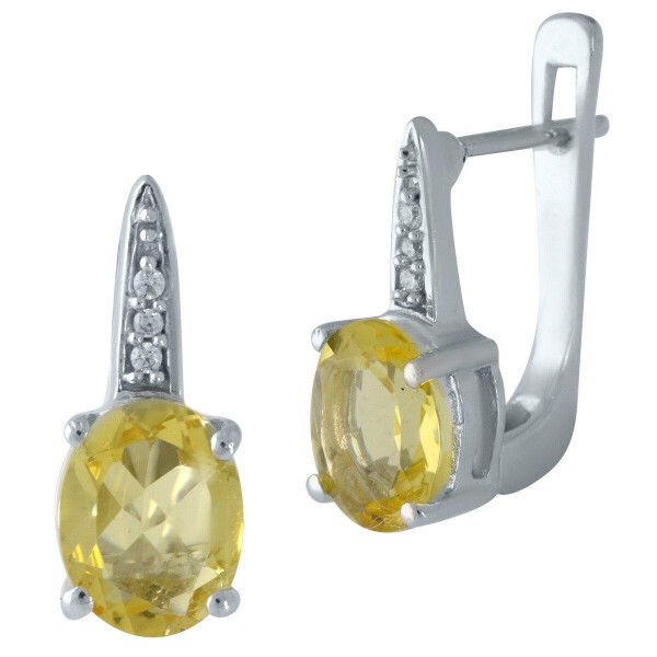 

Серебряные серьги GS с цитрином nano (1957721)