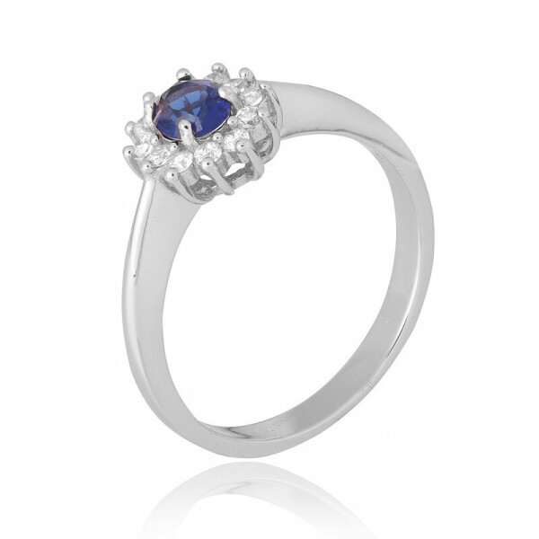 

Серебряное кольцо с фианитом GS КК2ФС/375 - 16,5