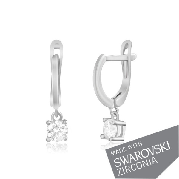 

Серебряные серьги с цирконием SWAROWSKI ZIRCONIA С2С/210