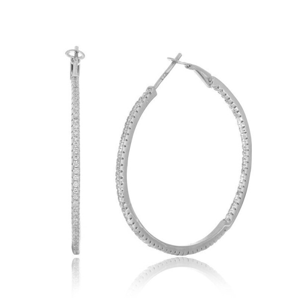 

Серебряные серьги с фианитом С2Ф/169А