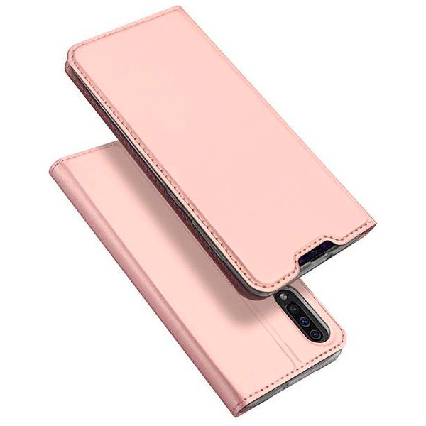 

-книжка Dux Ducis с карманом для визиток для Samsung Galaxy A70 (A705F) (Rose Gold) (713469)