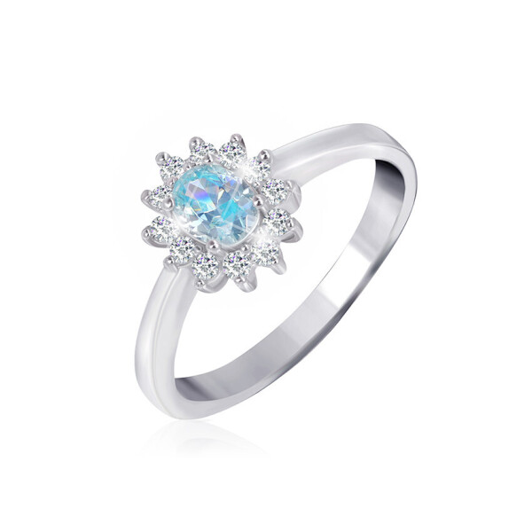 

Серебряное кольцо с фианитом GS КК2ФТ/375 - 18,7