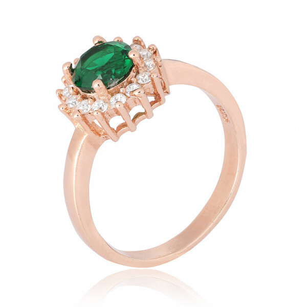 

Серебряное кольцо GS позолоченное с фианитом КК3ФИ/475 - 18,4