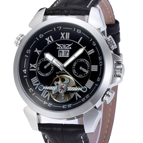 

Jaragar Мужские часы Jaragar Turboulion Silver