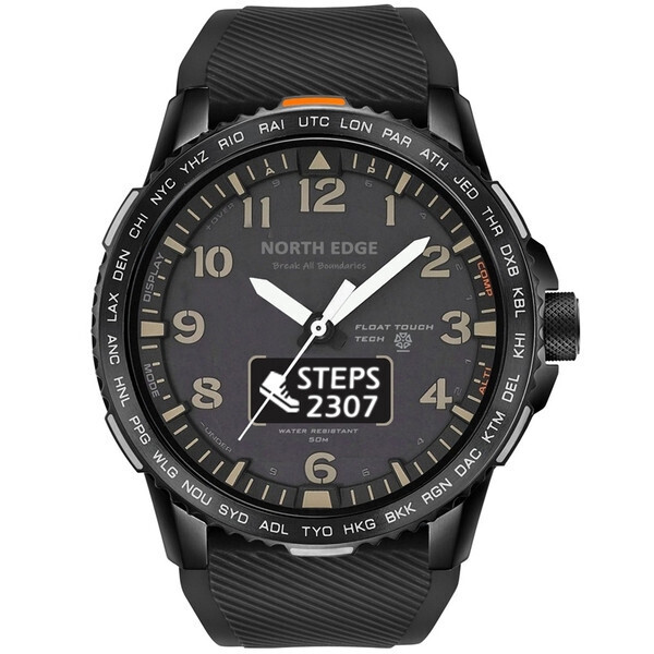 

North Edge Умные часы North Edge Float 5 bar Black GS