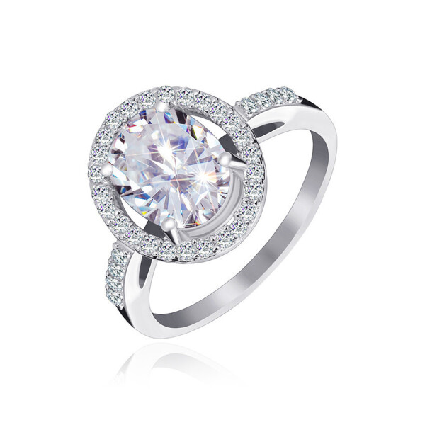 

Серебряное кольцо с фианитом GS КК2Ф/390 - 17,8