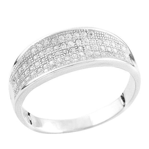 

Серебряное кольцо GS с фианитами (1560594) 18 размер