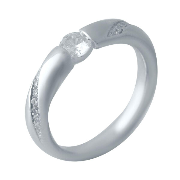 

Серебряное кольцо GS с фианитами (2022398) 18 размер 5.26, 17