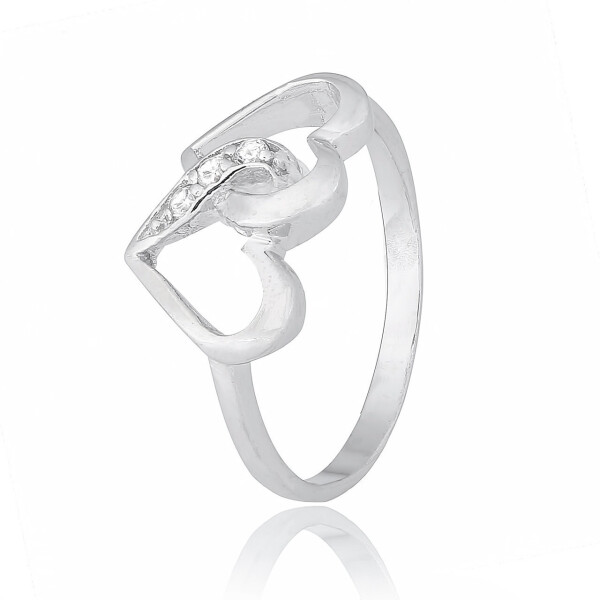 Серебряное кольцо с фианитом GS К2Ф/628 - 18,4