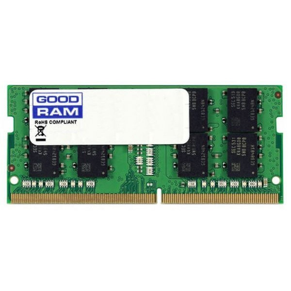 

Оперативная память SO-DIMM 8GB/2666 DDR4 GOODRAM (GR2666S464L19S/8G)