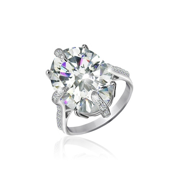 

Серебряное кольцо с фианитом GS КК2Ф/394 - 19,3