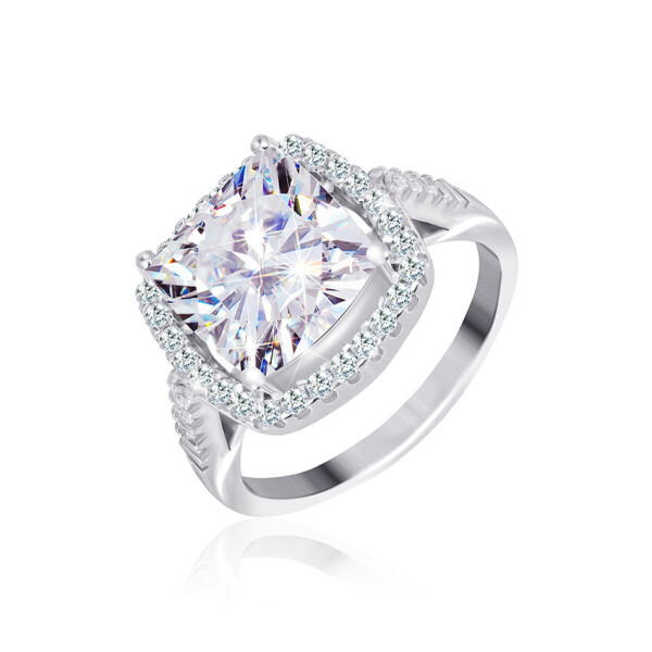 

Серебряное кольцо с фианитом GS КК2Ф/400 - 16,5