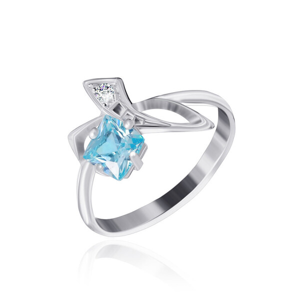 

Серебряное кольцо с фианитом GS КК2ФТ1/008 - 16,5