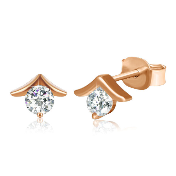 

Серебряные серьги позолоченные с фианитом С3Ф/495 GS