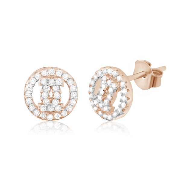 

Серебряные серьги позолоченные с фианитом С3Ф/808 GS