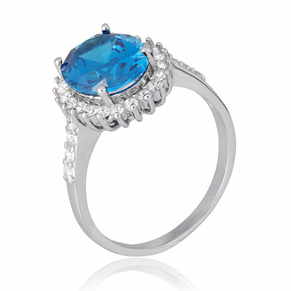 

Серебряное кольцо с фианитом GS КК2ФЛТ/377 - 19