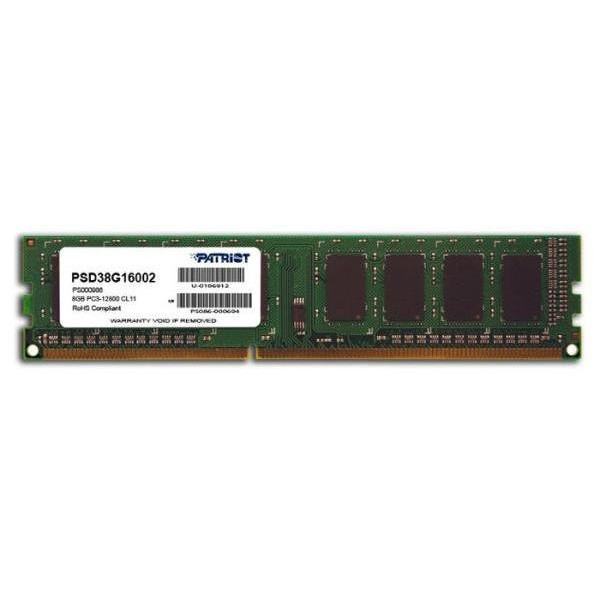 

Оперативная память DDR3 8GB/1333 Patriot Signature Line (PSD38G13332)