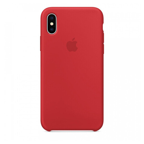 

Чехол Silicone case (AAA) для Apple iPhone X (5.8") Красный / Red